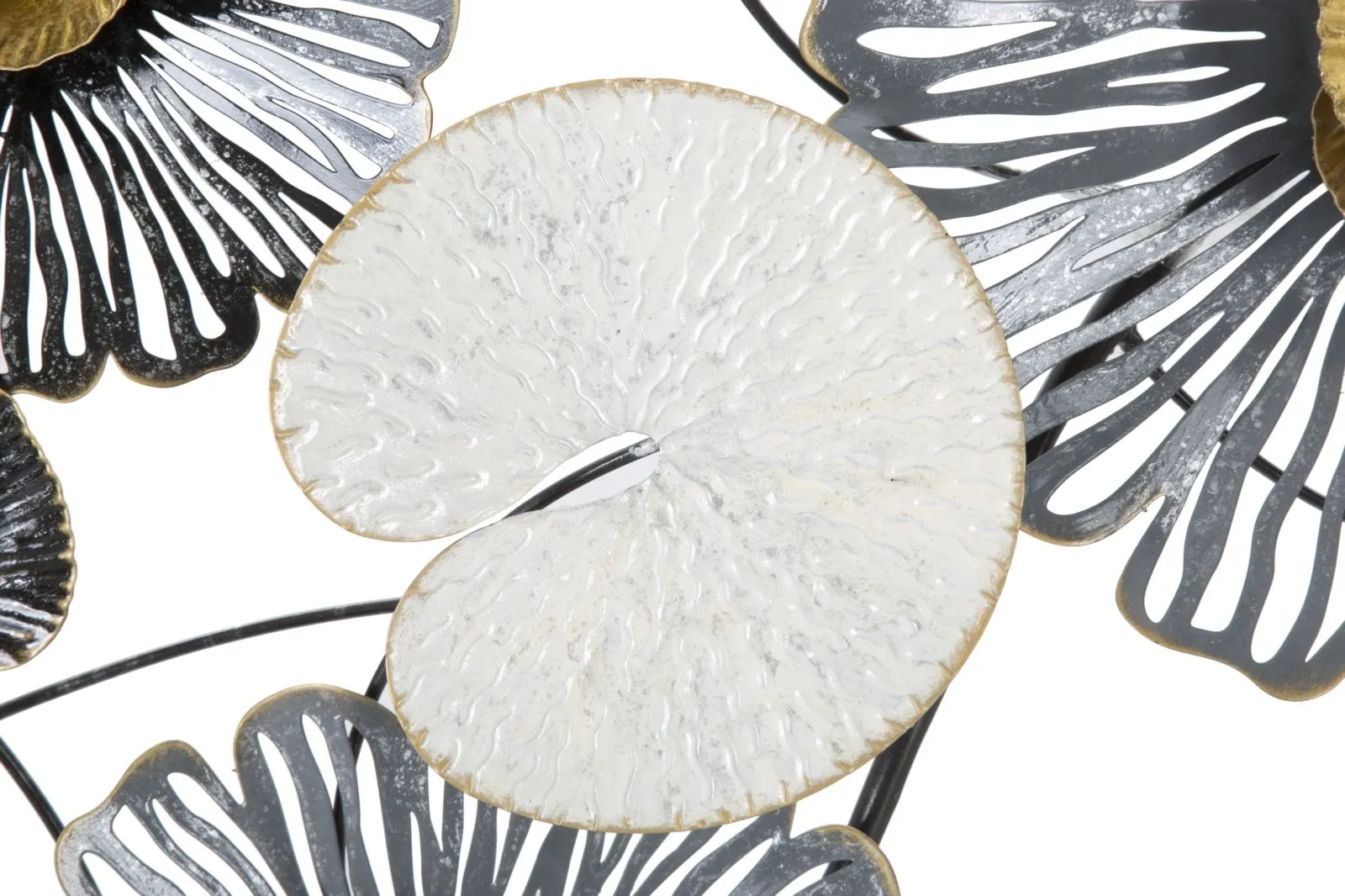 Metallic Flowers Wall Decor