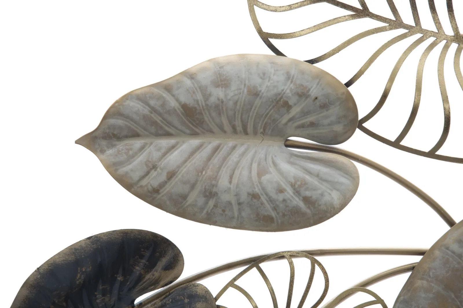 Metallic Leaf Bouquet Wall Decor