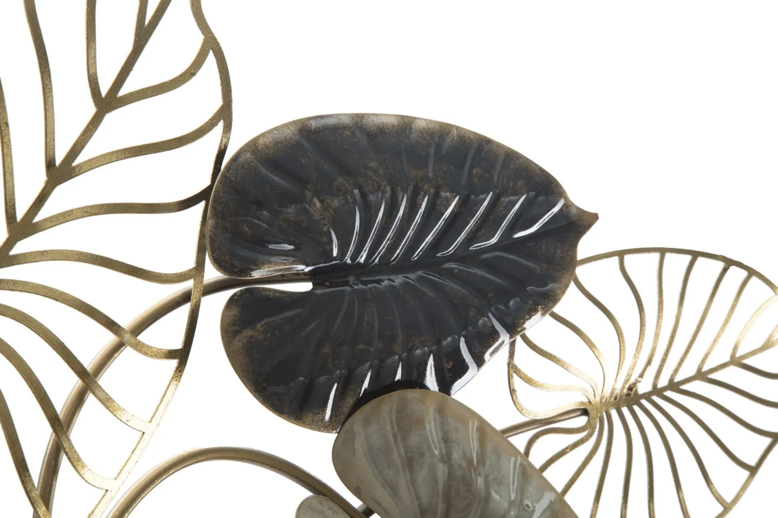 Metallic Leaf Bouquet Wall Decor