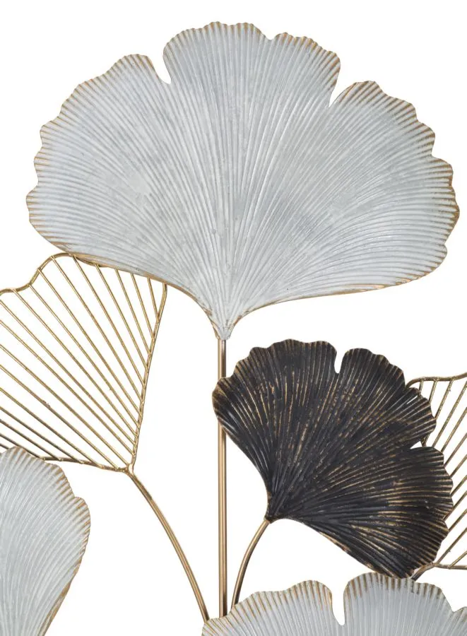 Metallic Leaves Bouquet Wall Decor
