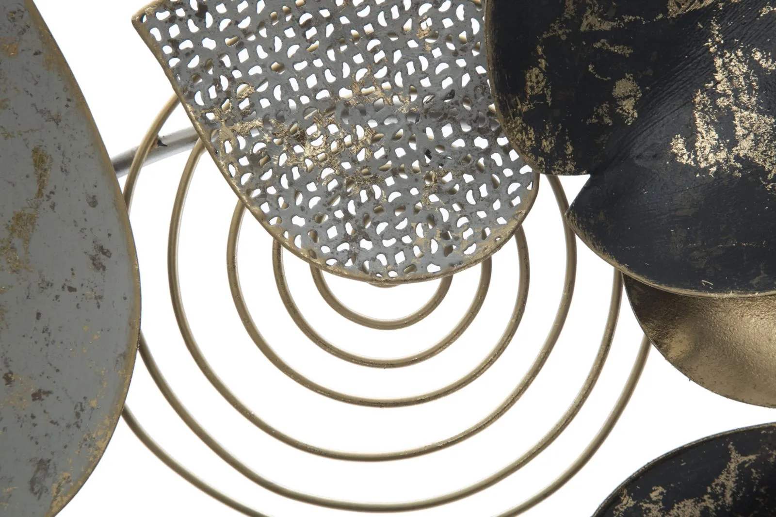 Metallic Leaves Wall Decor
