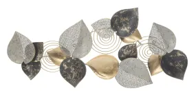 Metallic Leaves Wall Decor