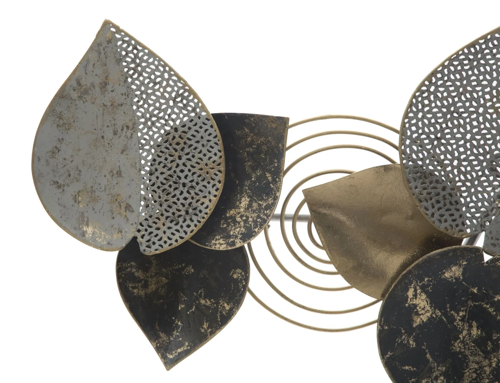 Metallic Leaves Wall Decor