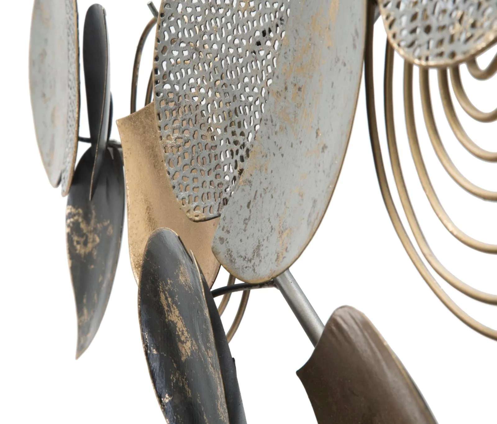 Metallic Leaves Wall Decor