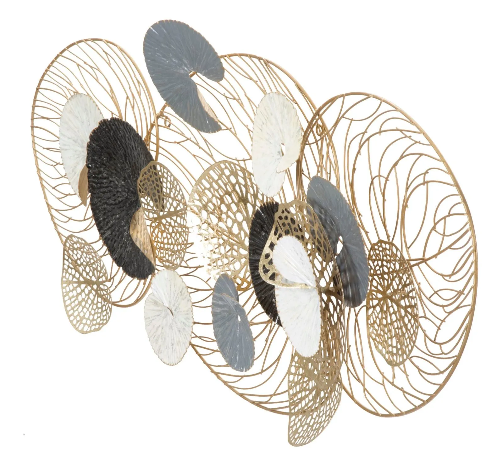Metallic Levaes Wall decor