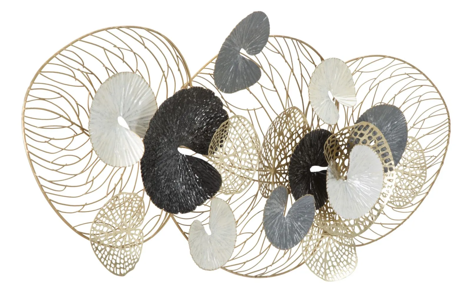 Metallic Levaes Wall decor