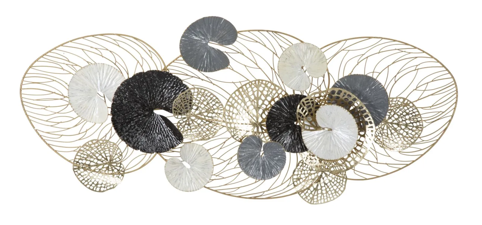 Metallic Levaes Wall decor