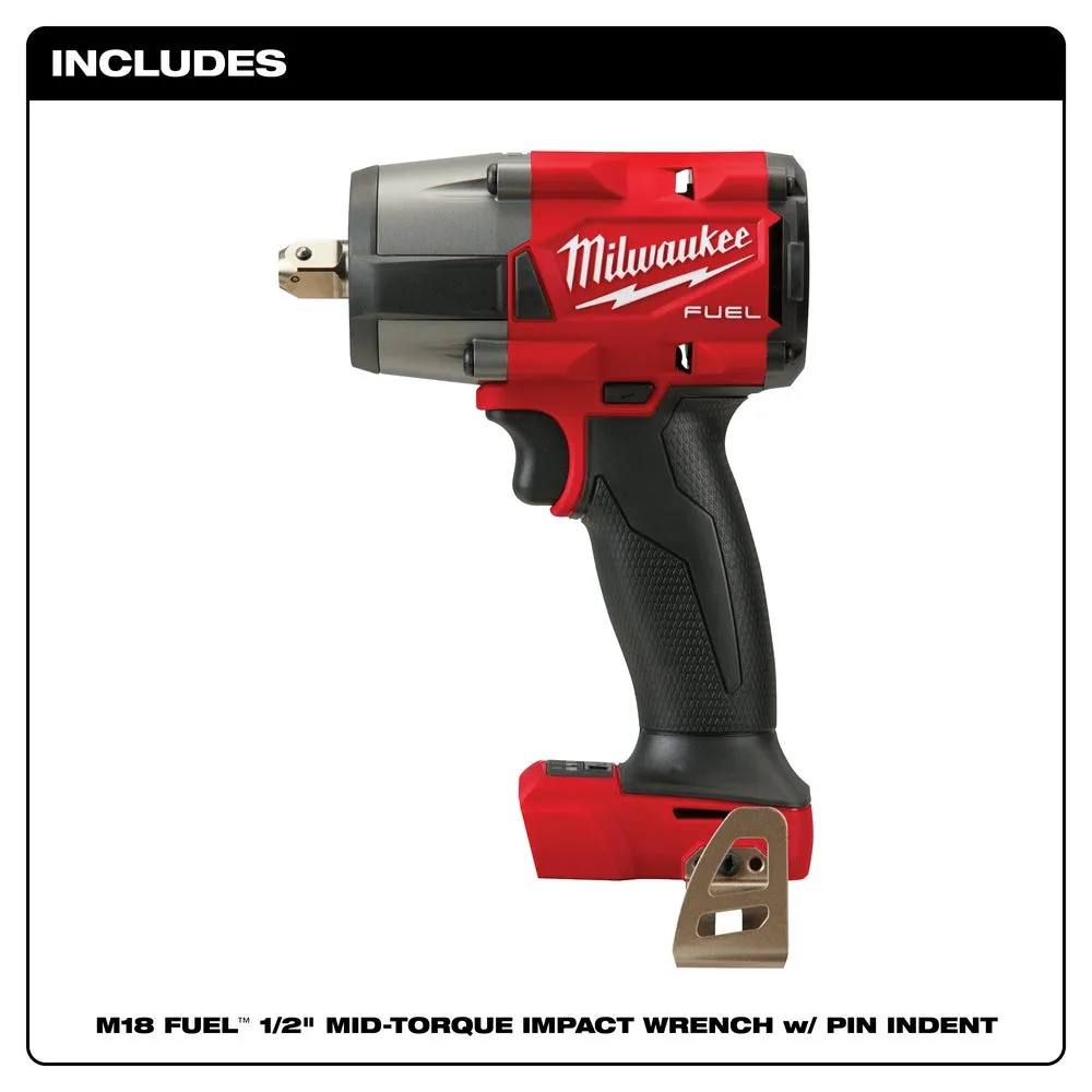 Milwaukee 2962P-80 M18 FUEL 18V 1/2" Mid-Torque Impact Wrench - Recon -Bare Tool