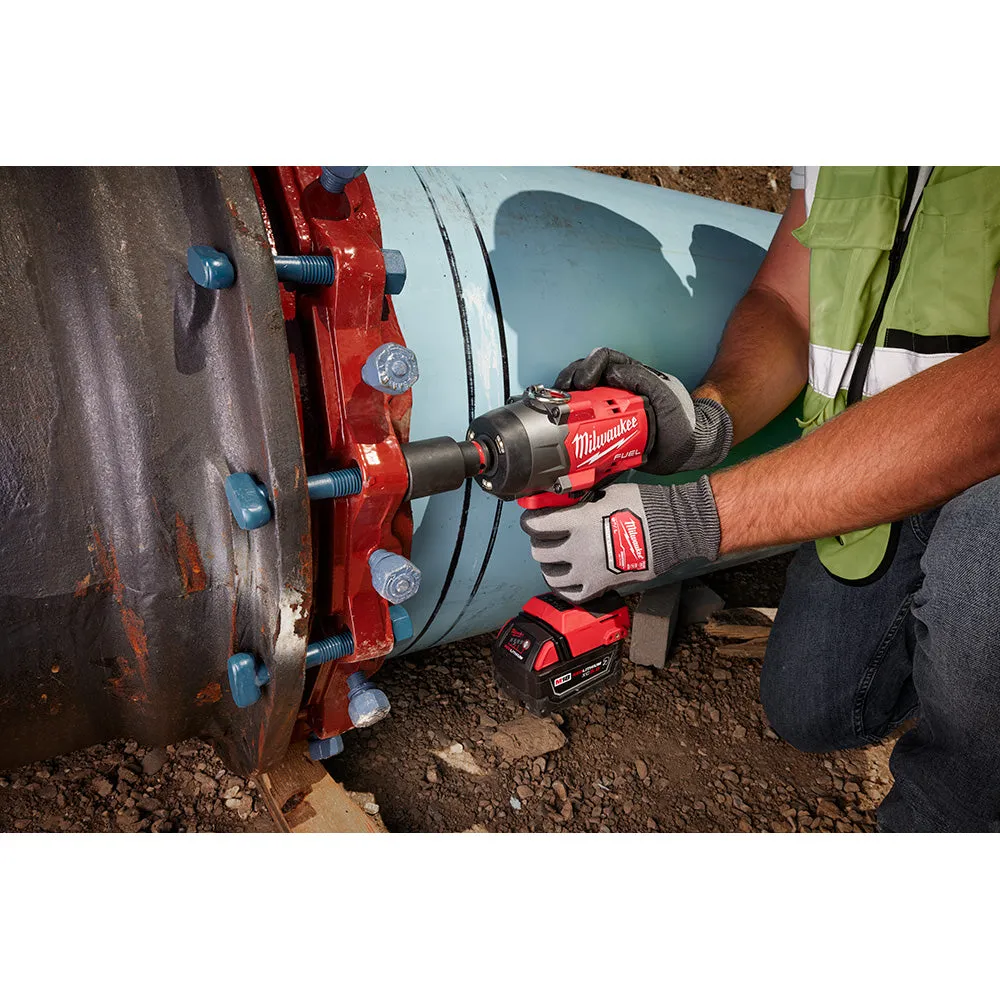 Milwaukee 2966-20 M18 FUEL 18V 1/2" High Torque Impact Wrench w/ Pin - Bare Tool
