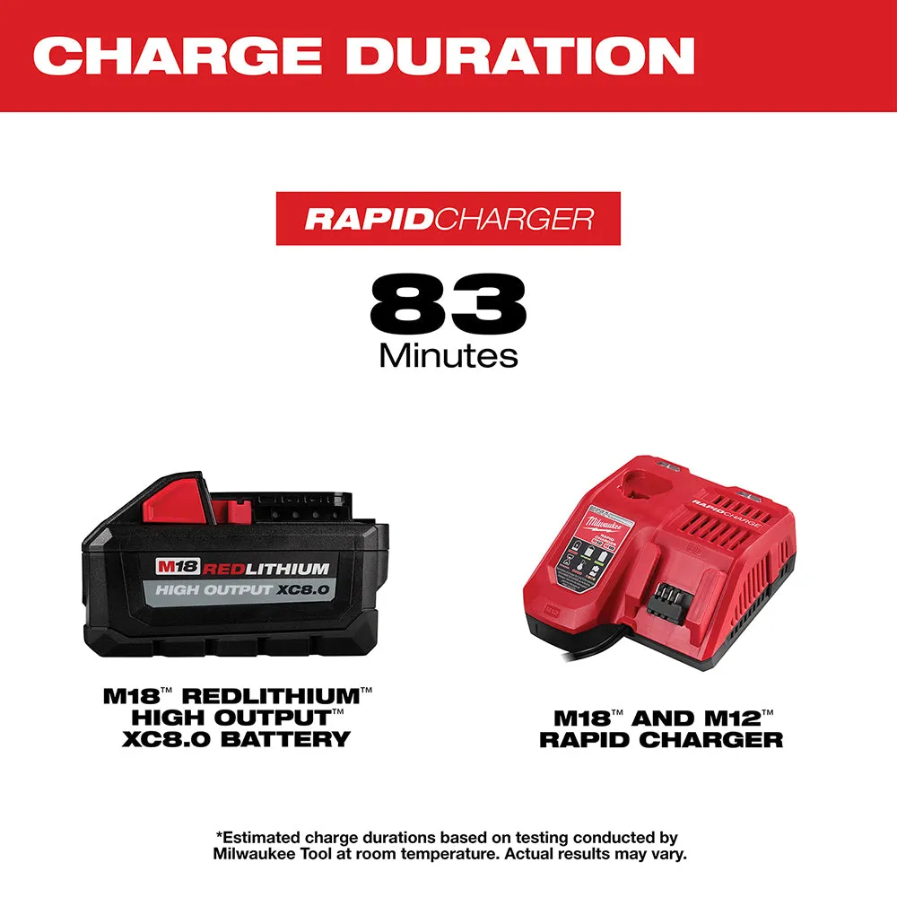 Milwaukee 2967-20HD8 M18 FUEL 18V 1/2" Li-Ion Impact Wrench w/ 8AH Starter Kit