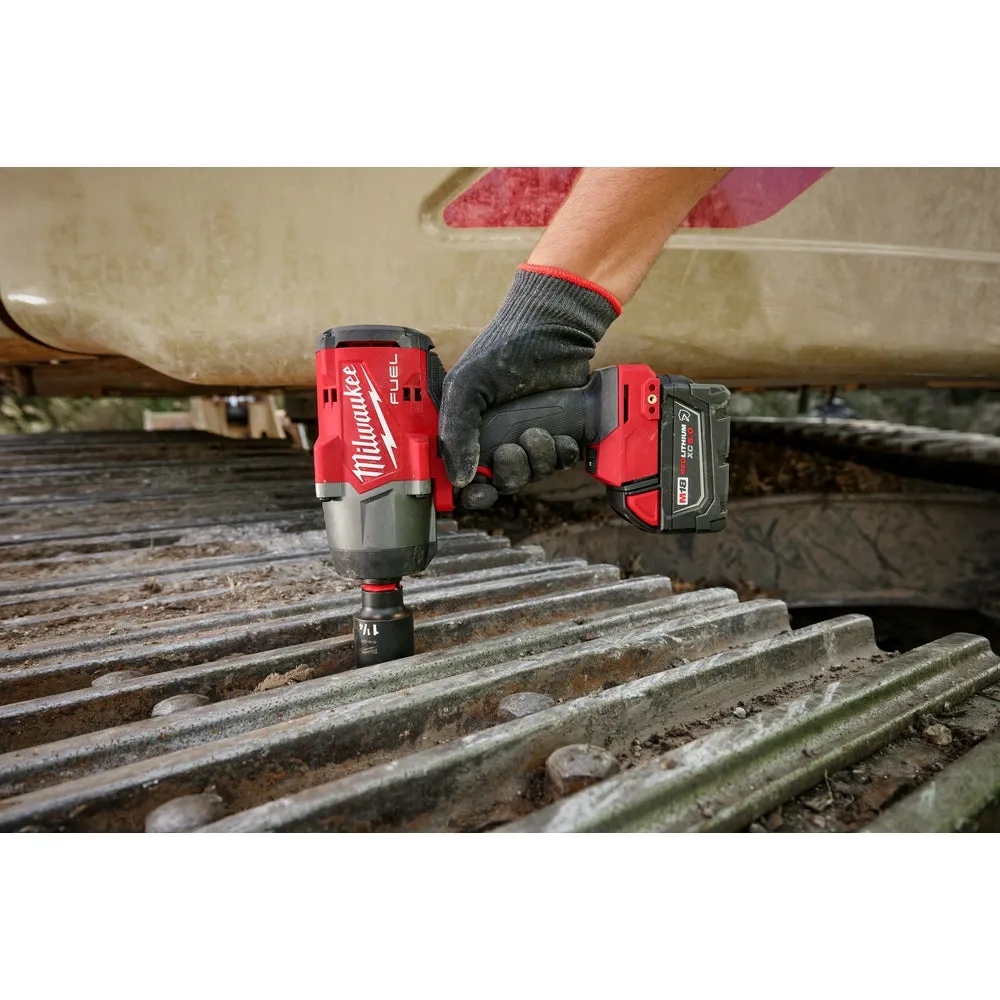 Milwaukee 2967-21B8F M18 FUEL 18V 1/2" Impact Wrench Kit w/ 8AH Forge Battery