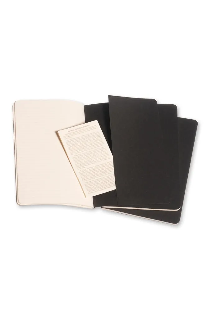 Moleskine - Cahier Notebook - Set Of 3 - Large