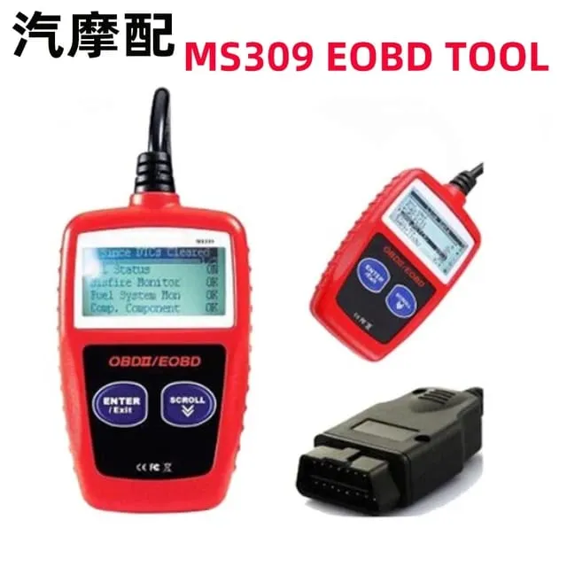MS309 Automotive Code Reader OBD2 Scanner Car Check Engine Fault Diagnostic Tool