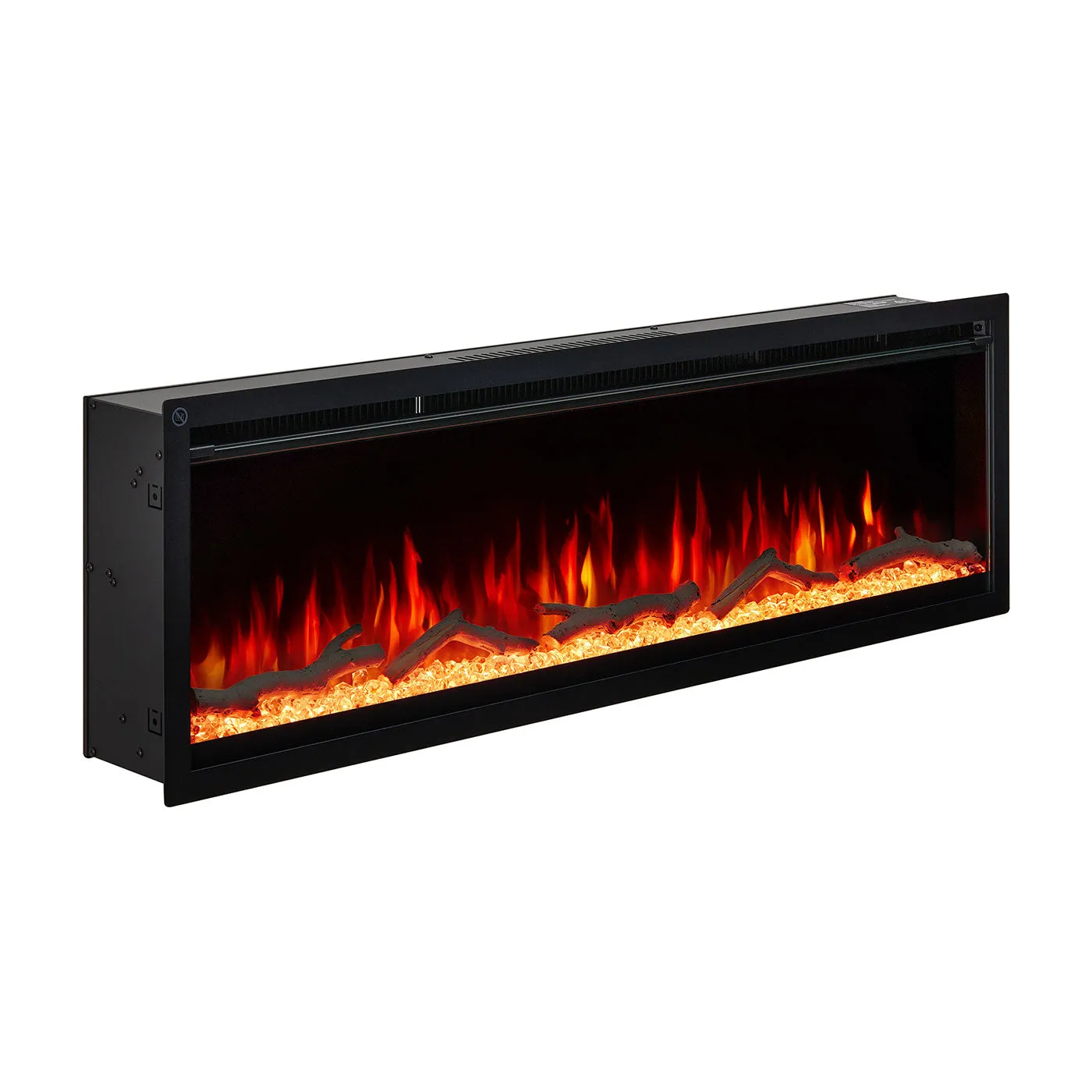 Nocturne 1500W 42 inch Built-in Recessed Electric Fireplace - Extra Slim