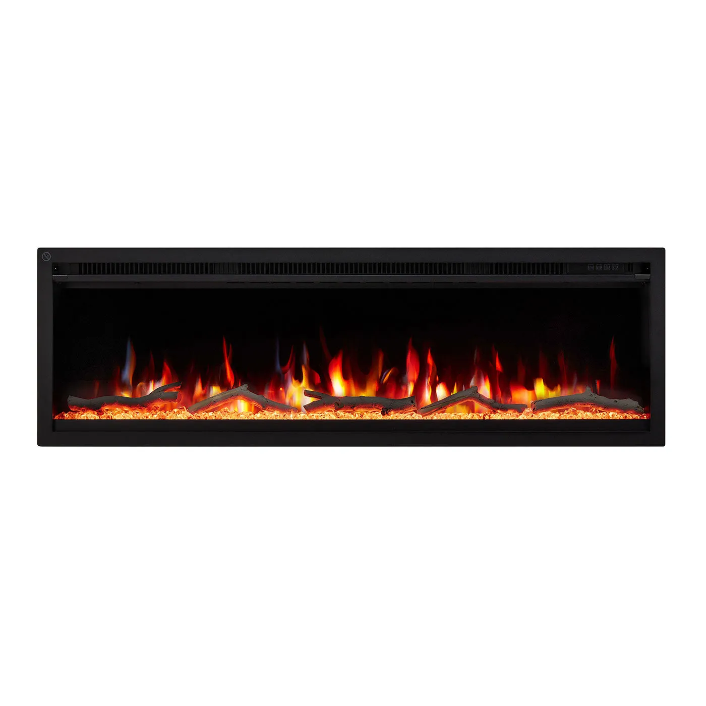 Nocturne 1500W 42 inch Built-in Recessed Electric Fireplace - Extra Slim