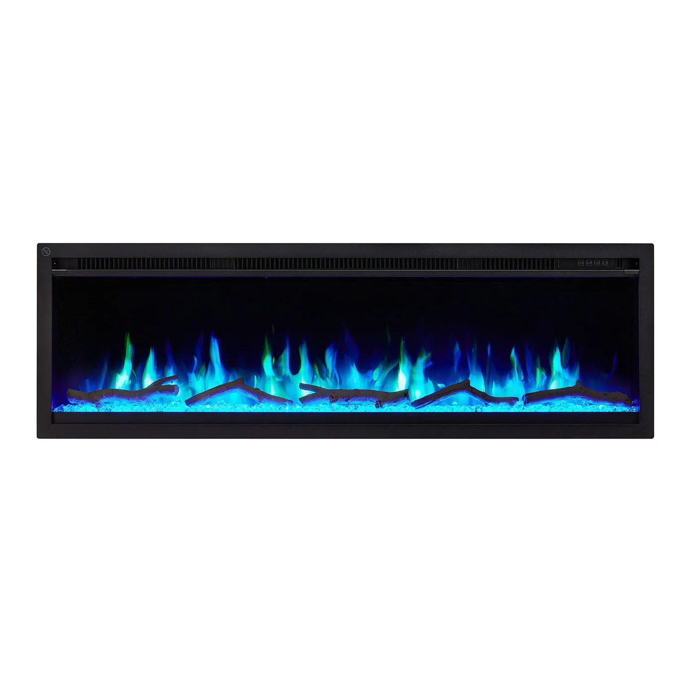 Nocturne 1500W 42 inch Built-in Recessed Electric Fireplace - Extra Slim