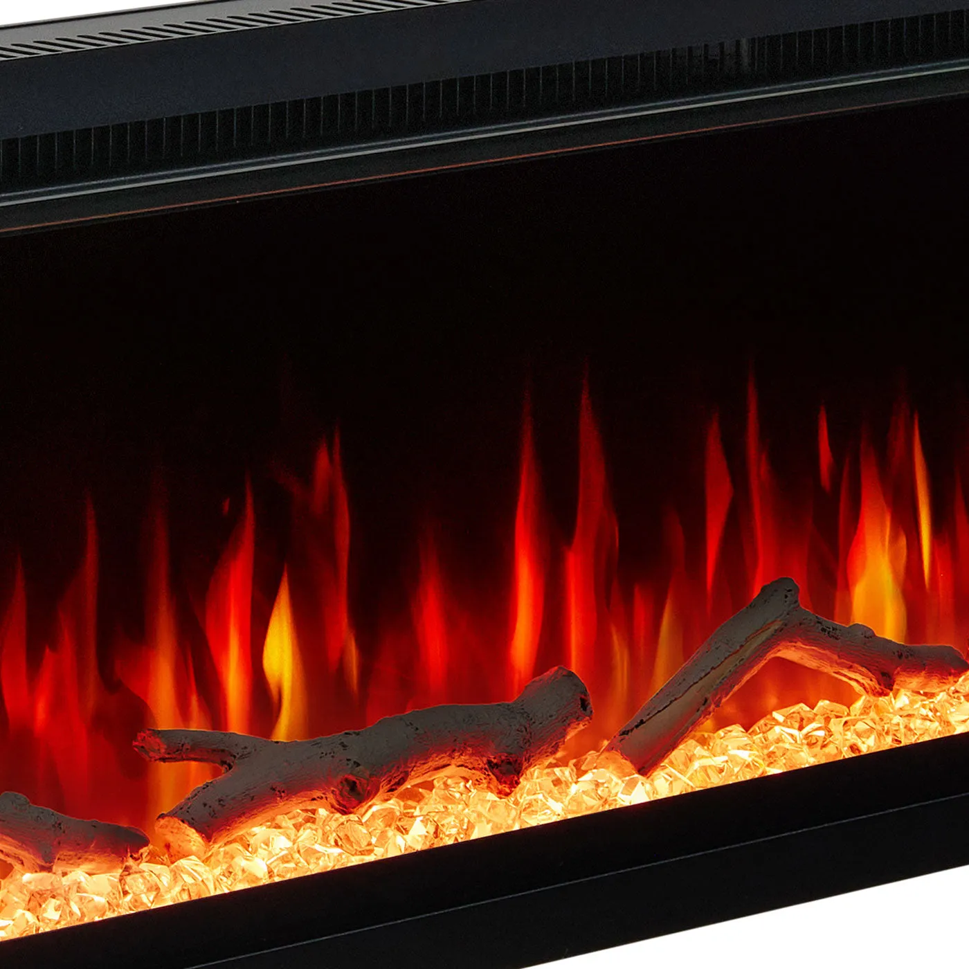 Nocturne 1500W 50 inch Built-in Recessed Electric Fireplace - Extra Slim