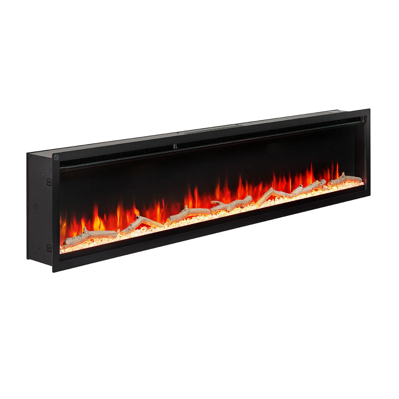 Nocturne 1500W 60 inch Built-in Recessed Electric Fireplace - Extra Slim