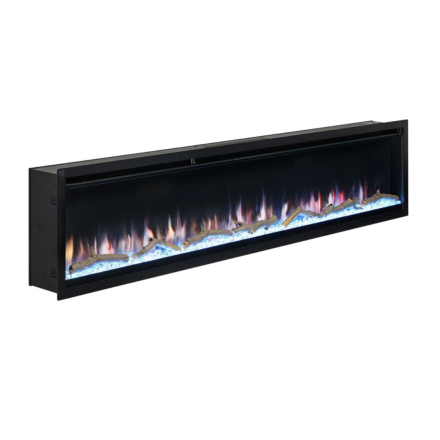 Nocturne 1500W 60 inch Built-in Recessed Electric Fireplace - Extra Slim