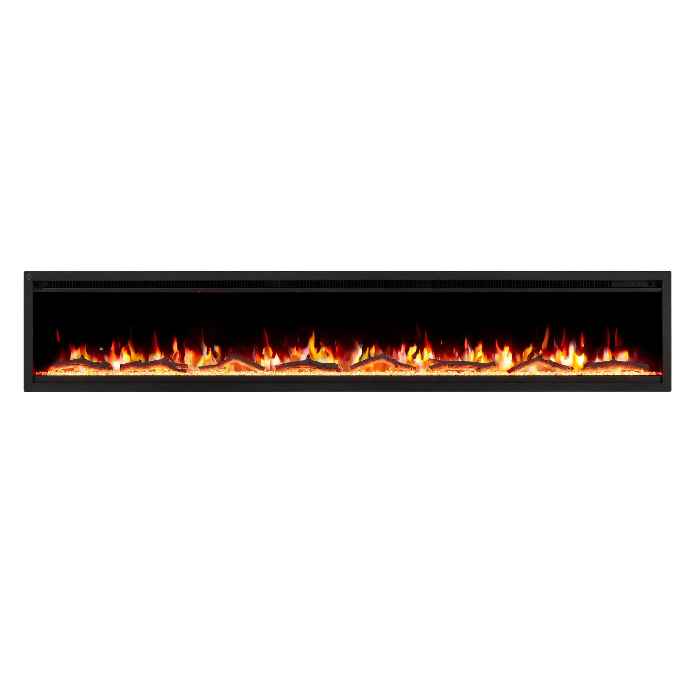 Nocturne 1500W 72 inch Built-in Recessed Electric Fireplace - Extra Slim