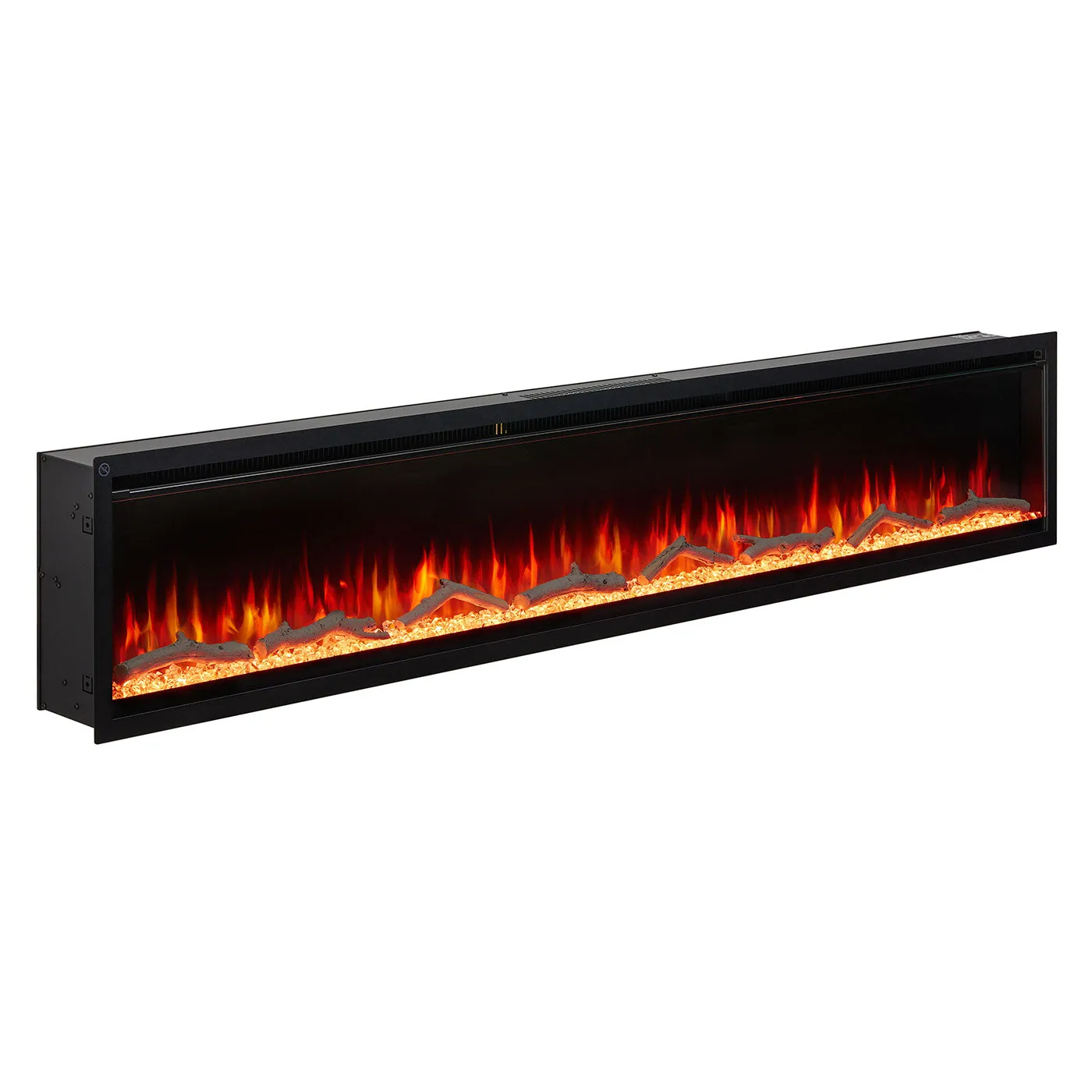 Nocturne 1500W 72 inch Built-in Recessed Electric Fireplace - Extra Slim
