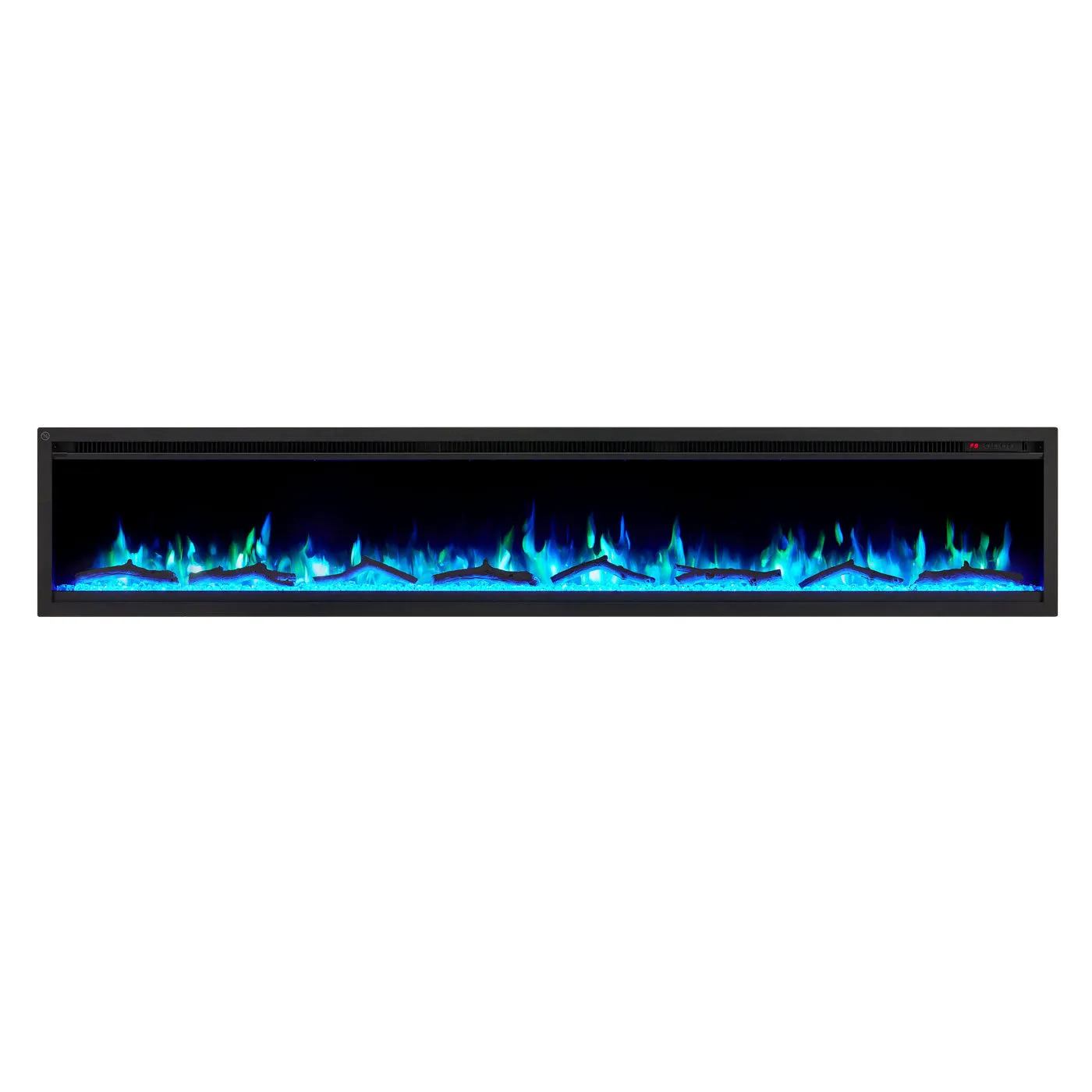 Nocturne 1500W 72 inch Built-in Recessed Electric Fireplace - Extra Slim