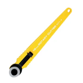 OLFA® Cutter: ROTARY 18mm: STRAIGHT HANDLE (CTR RTY-4)