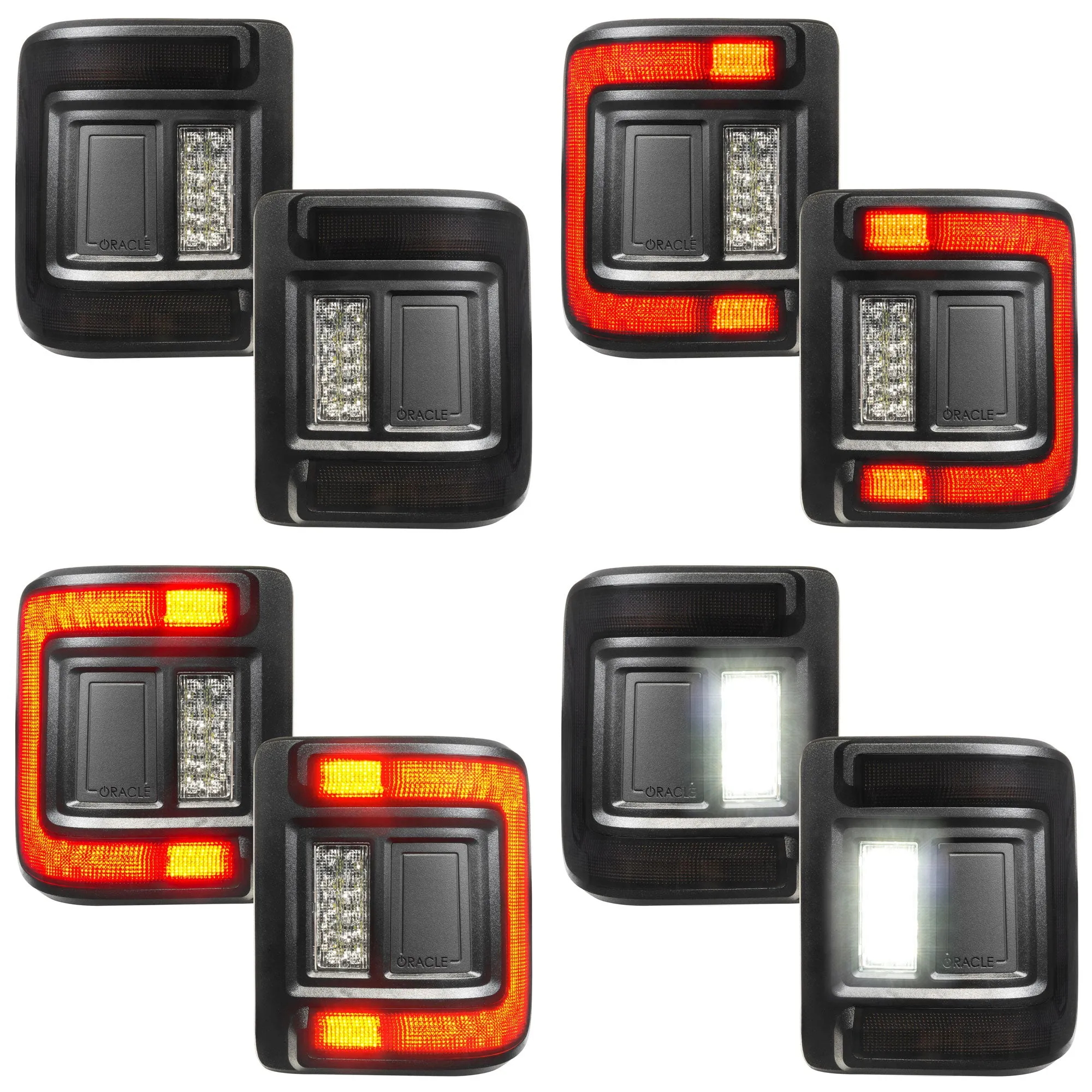 ORACLE Lighting Flush Mount LED Tail Lights for Jeep Wrangler JL