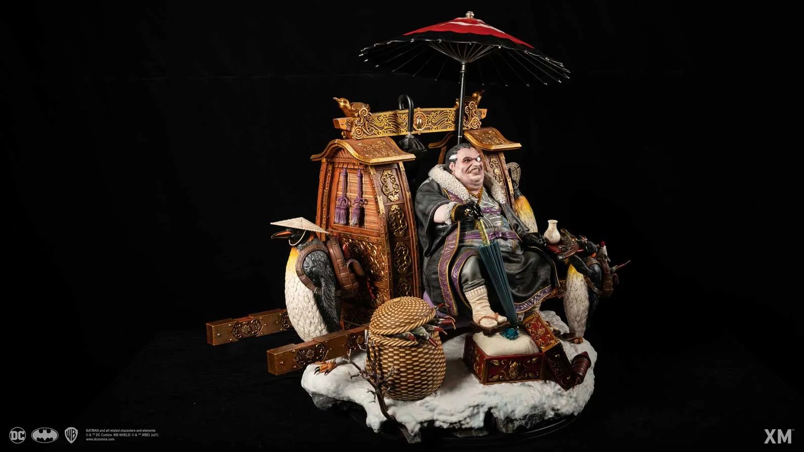 Penguin Daimyo (Samurai Series) 1/4 Scale Statue
