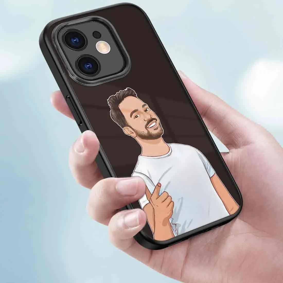 Personalised Photo Print Mobile Cover iPhone 11 Back Cover with Image - Cartoonize Photo
