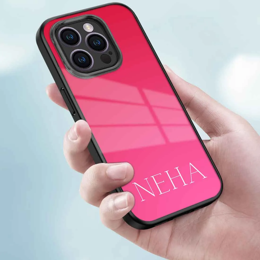 Personalized Mobile Case iPhone 14 Pro With Name -  Gradients