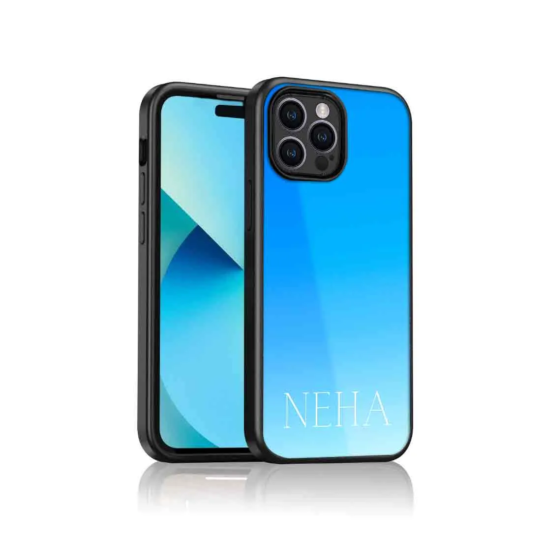 Personalized Mobile Case iPhone 14 Pro With Name -  Gradients