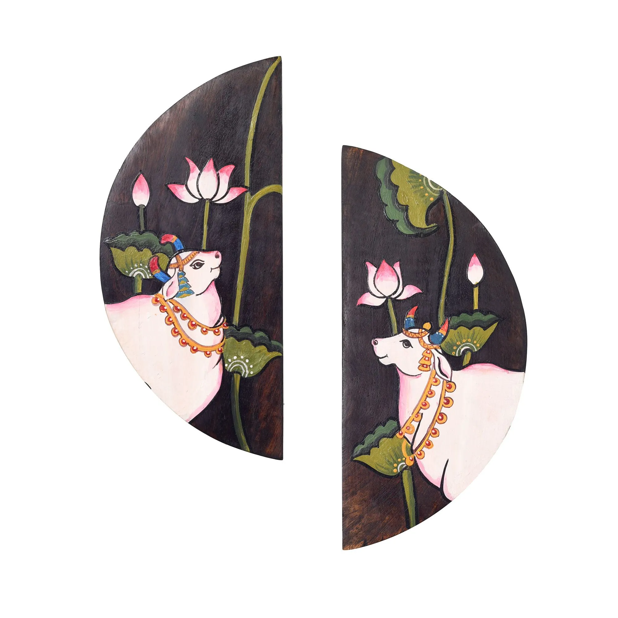 Pichhwai Nandi Handpainted Wall Panels
