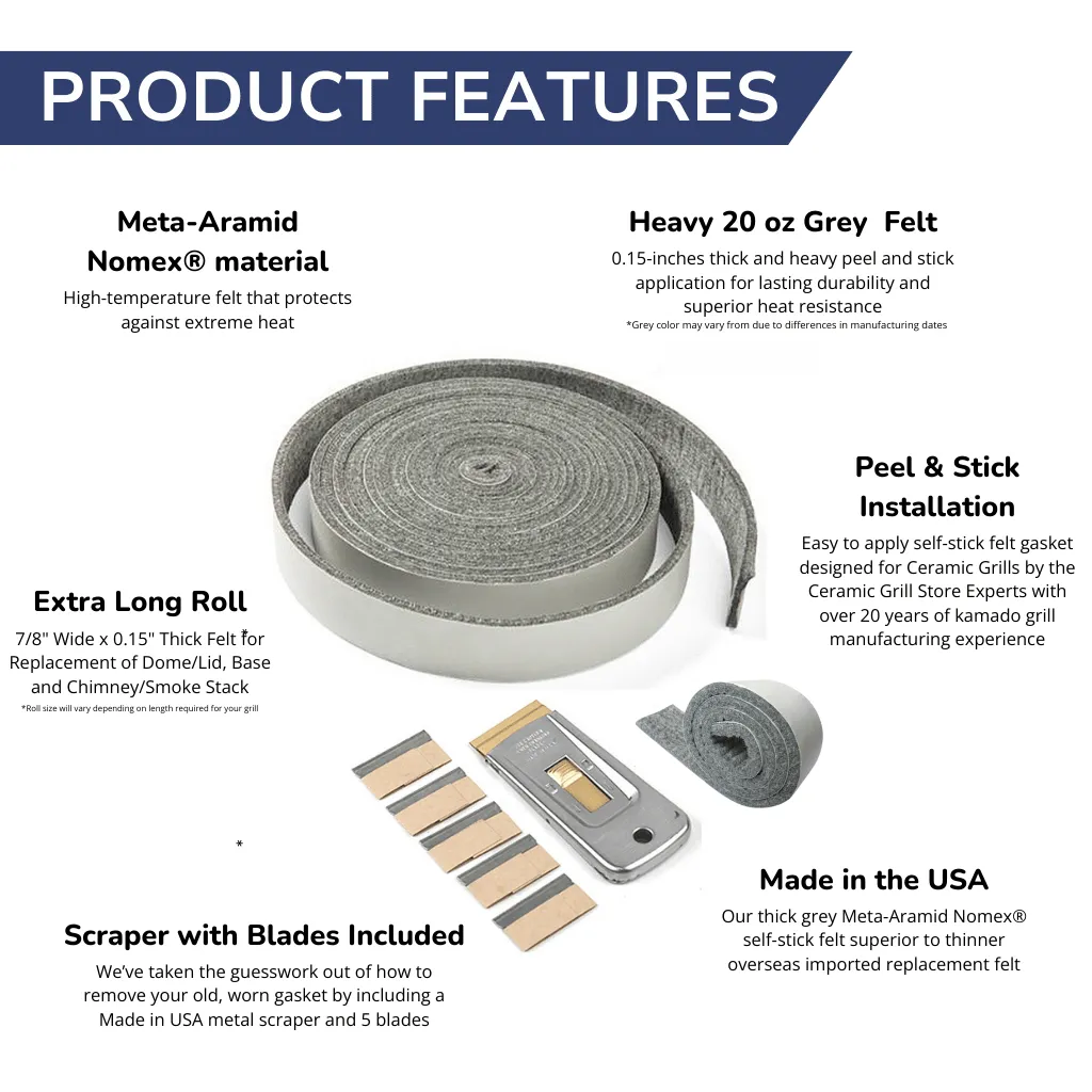 Pit Boss, Louisiana Grills 22 & 24 High Temperature Replacement Gasket Kits