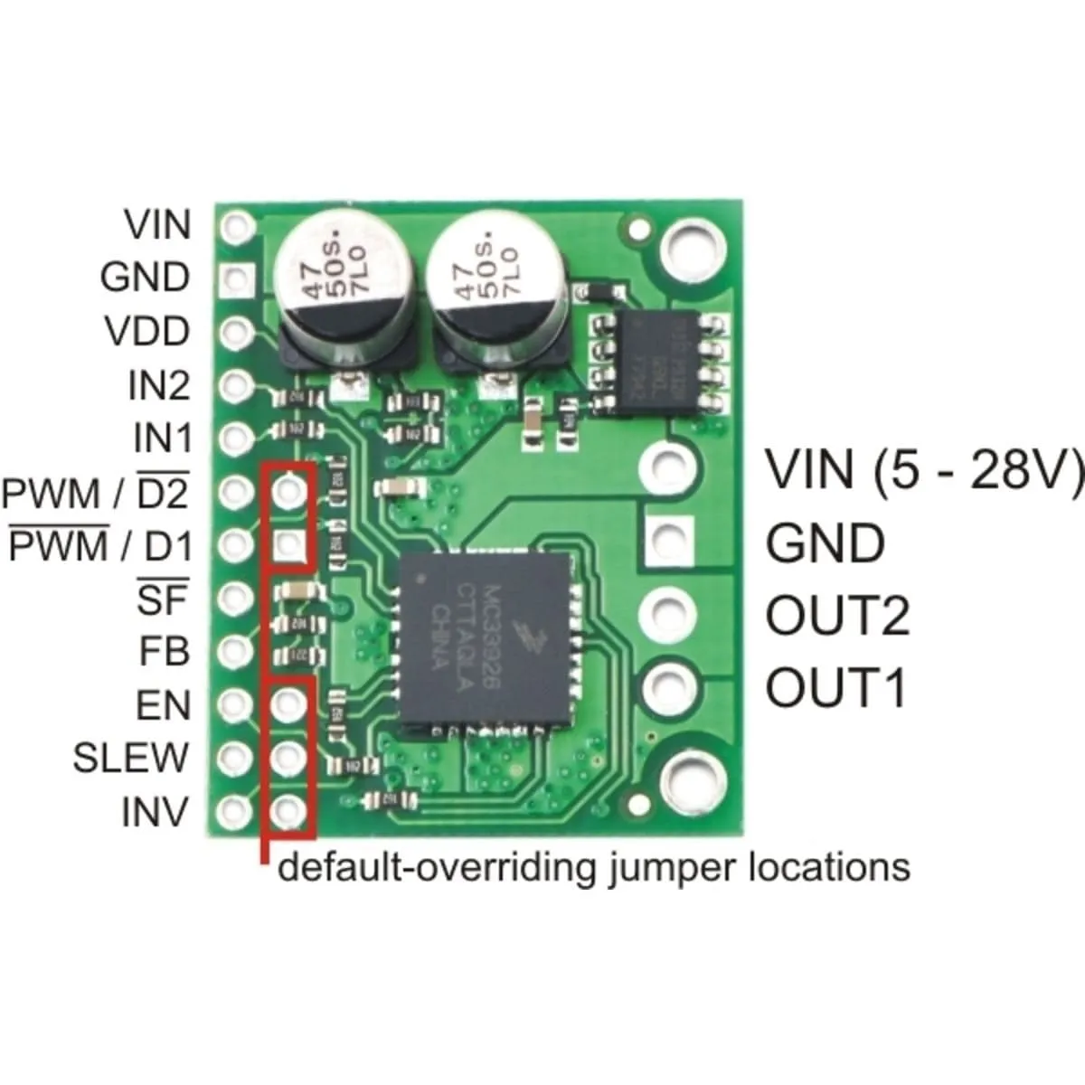 Pololu MC33926 Motor Driver Carrier