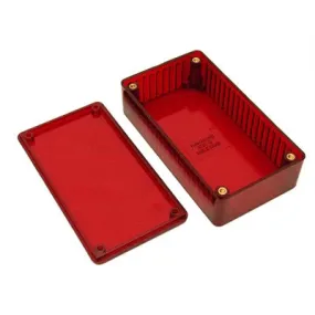 Polycarbonate Multipurpose Translucent Enclosure - 112 x 62 x 27mm - IR Red (1591BTRD)