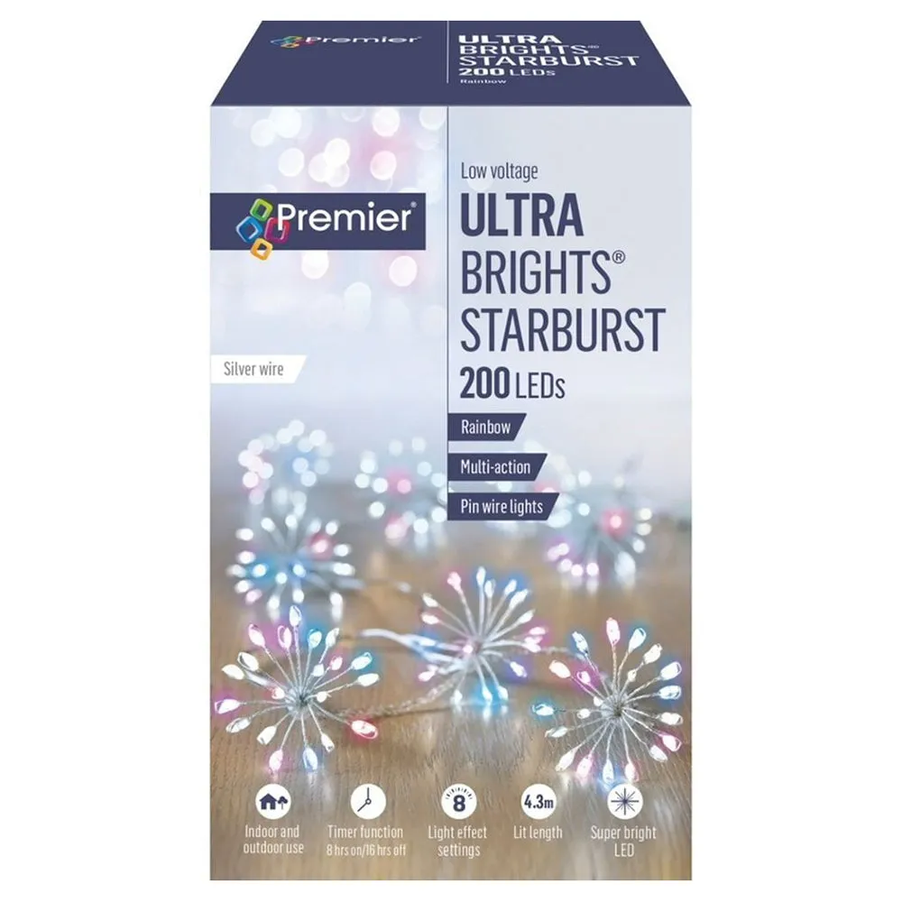 Premier Ultra Brights Starburst Lights - 200 LEDs