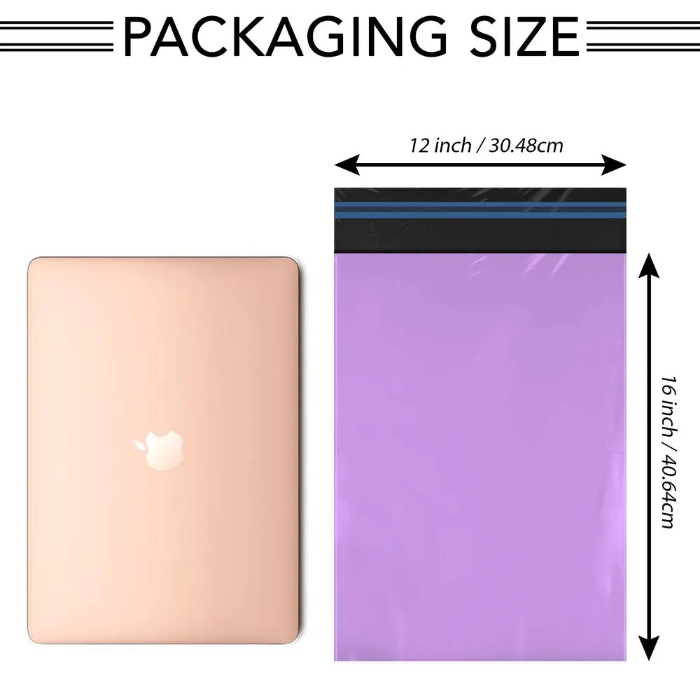 Purple Mailing Bags Poly Postal Self Seal Bag All Sizes