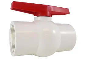PVC COMPACT BALL VALVE - 4" - Threaded - Sanipro
