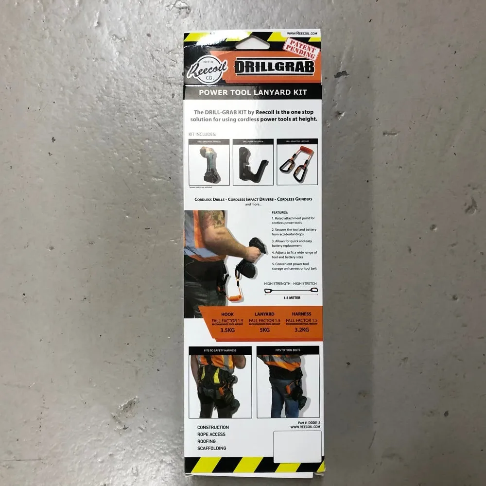 Reecoil Drill-Grab Power Tool Lanyard Kit