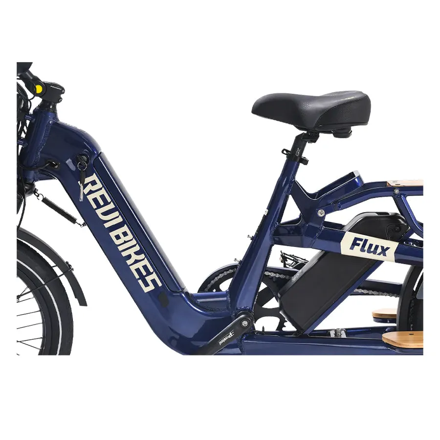 Revi Bikes Flux - Cargo Electric Bike - Top Speed 25mph - 750W