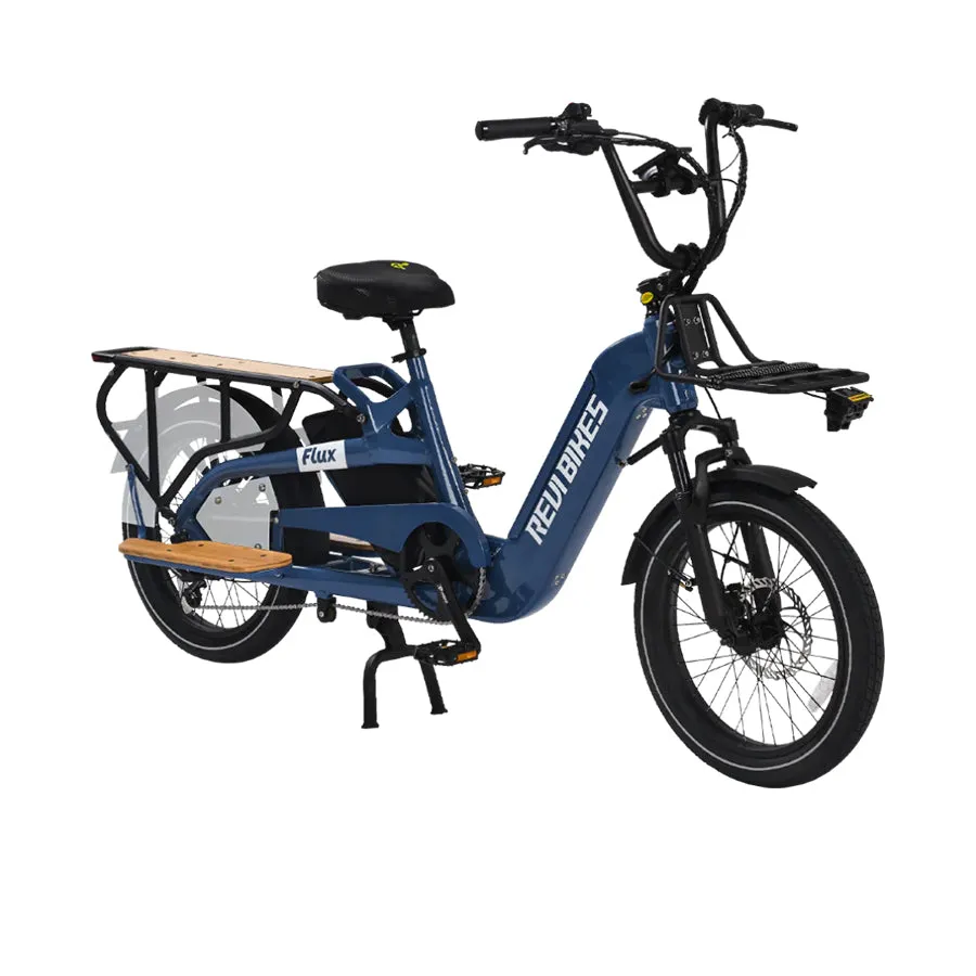 Revi Bikes Flux - Cargo Electric Bike - Top Speed 25mph - 750W