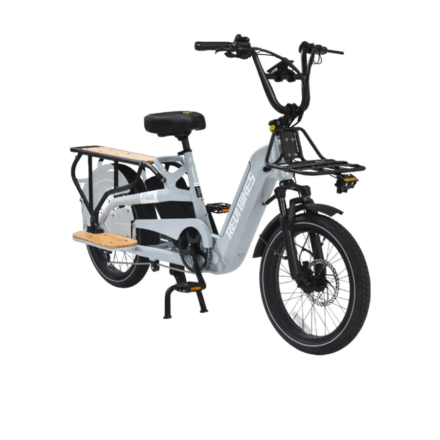 Revi Bikes Flux - Cargo Electric Bike - Top Speed 25mph - 750W