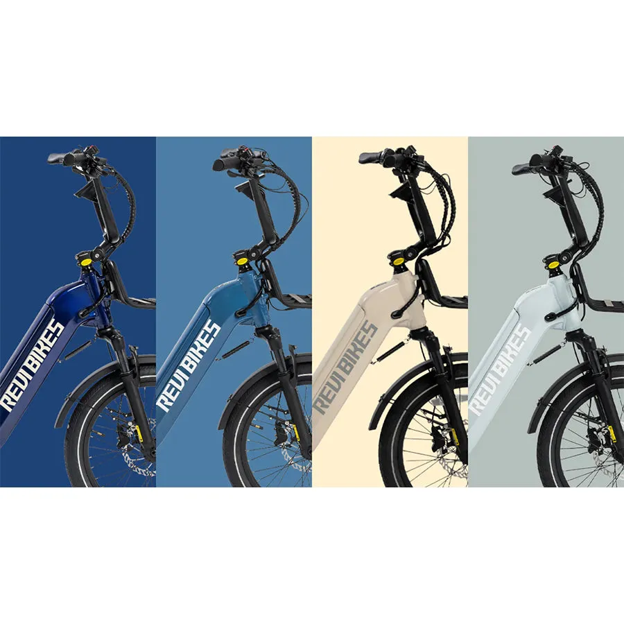 Revi Bikes Flux - Cargo Electric Bike - Top Speed 25mph - 750W