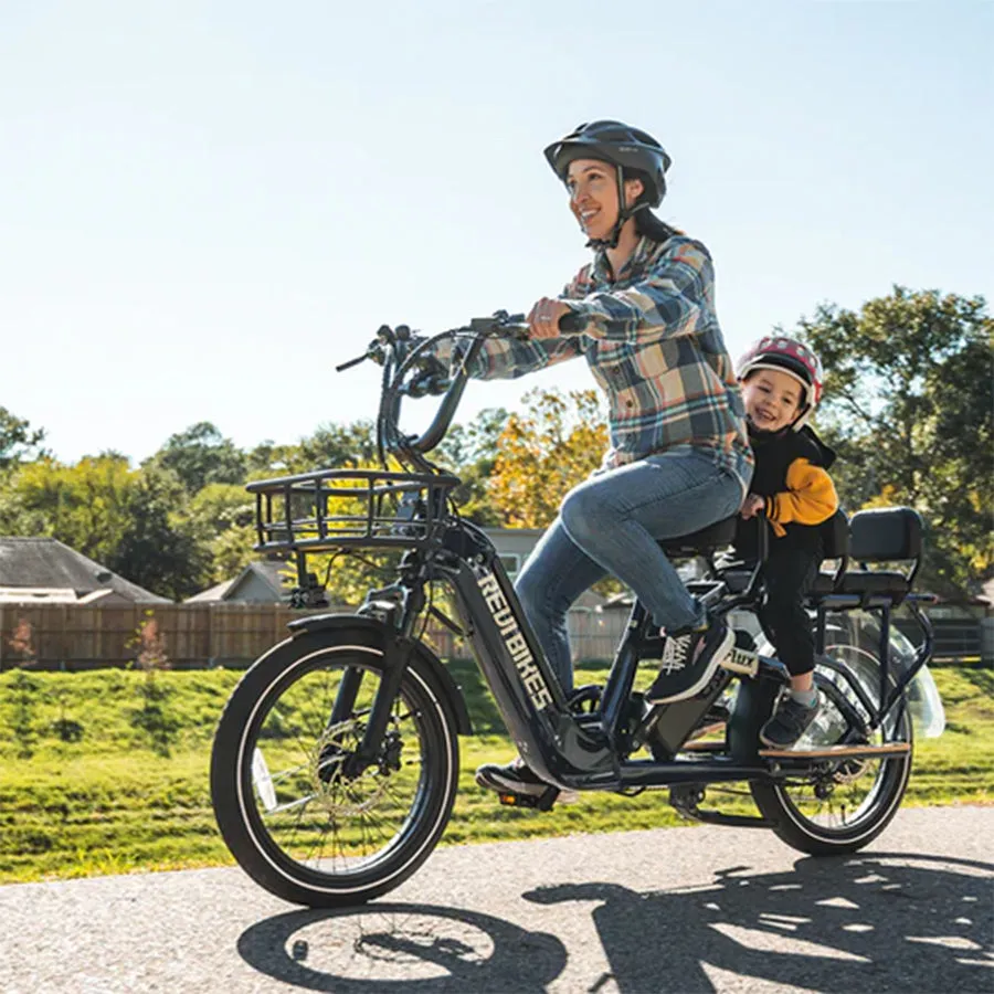 Revi Bikes Flux - Cargo Electric Bike - Top Speed 25mph - 750W