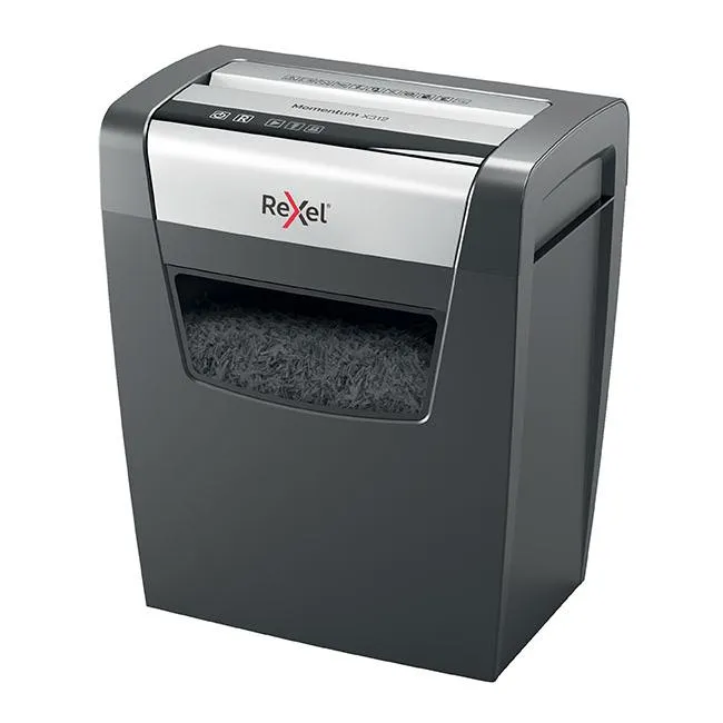 Rexel momentum shredder cross x312