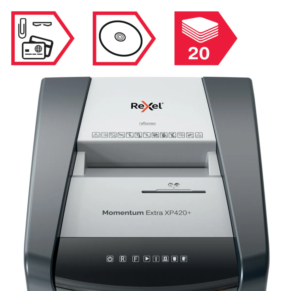 Rexel Momentum XP420  Cross Cut Shredder