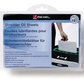 Rexel Shredder Oil Sheets Pack 12