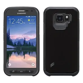 Samsung Galaxy S6 Active Slim Hybrid Dual Layer Case - Black