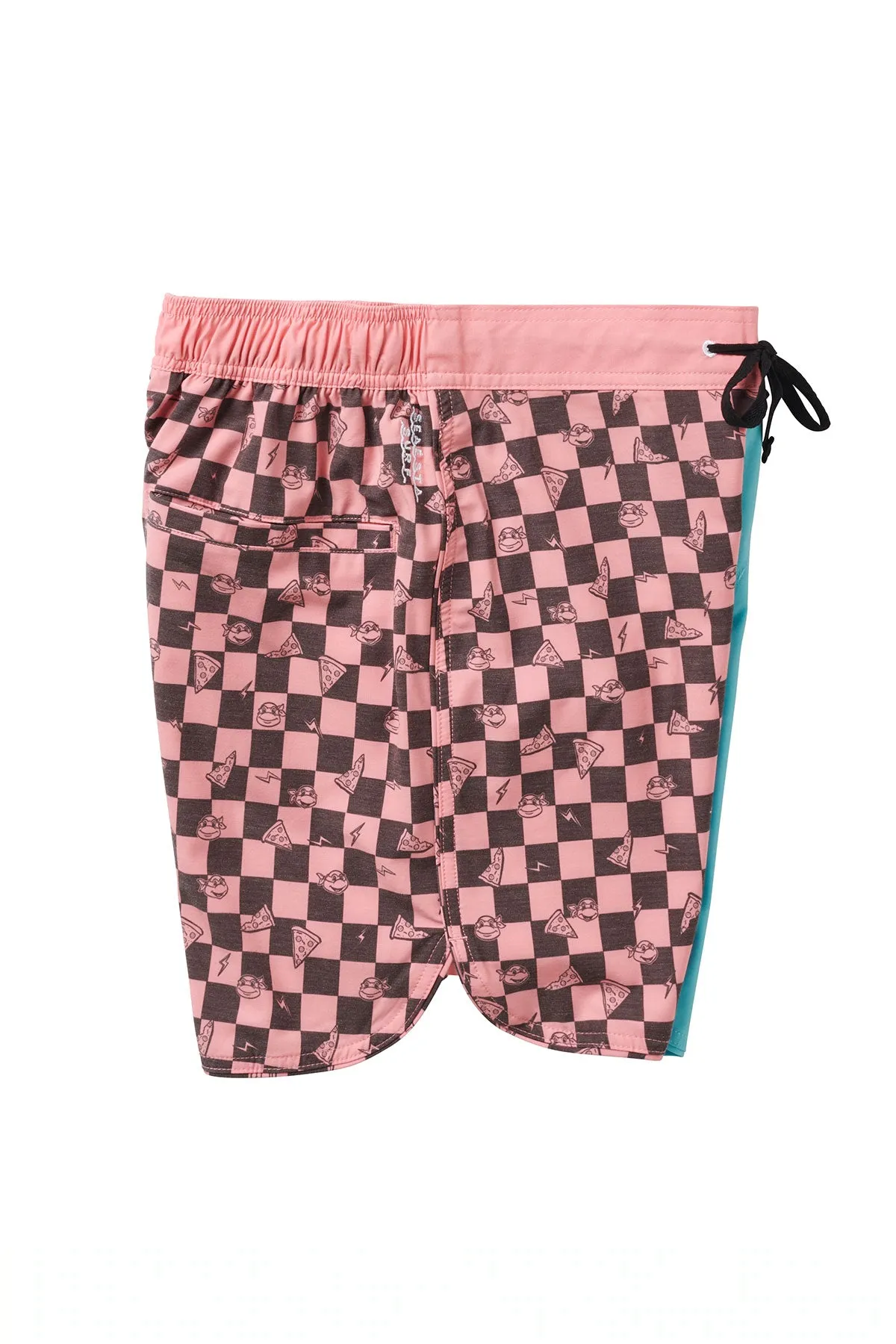 Seaesta Surf x Teenage Mutant Ninja Turtles® Mutant Checker Boardshorts / Cowabunga Break Up / Mens